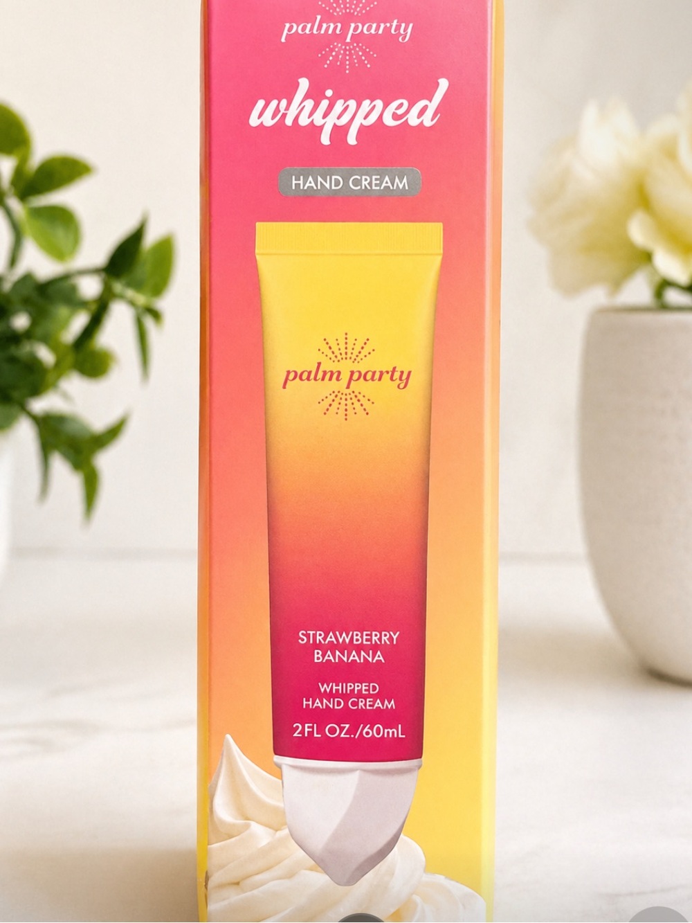 Palm Party Whipped Hand Cream - Strawberry Banana